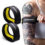 MANUEKLEAR blood flow restriction bands with Non Slip for Working Out to Occlusion Training, Exercise Glutes, Booty, Rehab Training, Squat, Occlusion Bands for Increase Muscle Mass in Women & Men 60cm