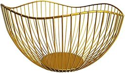 DMAR Wire Fruit Basket Gold Fruit B