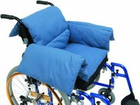 Drive Devilbiss T-Shaped Pillow Cushion in Blue Suitable for Electric / Manual Wheelchair