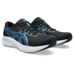 ASICS Mens Patriot 14 Sneaker, Black Aegean Blue, 8.5 UK