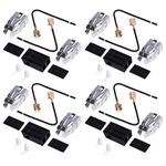 2025 Upgraded BlueStars 330031 Surface Burner Receptacle Kit - Exact Fit for Whirlpool Kenmore Range/Cooktop/Microwave Oven Combo - Replaces AP3075808 814399 5303935058 - PACK OF 4
