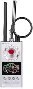 JMDHKK Hidden Camera Detector, Listening Device Camera Finder for Hotel, Hotels, Home, Office, Car (Silver)