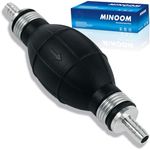 MINOOM Fuel Pump Hand Primer Bulb Fuels Rubber & Aluminum Hand Suitable for Car/Boat/Marine/Motorcycle Hand Primer Pump (8mm (5/16") )