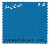 Iwan Simonis 860 Pool Billiard Table Cloth - Authorized Dealer (Tournament Blue, 9 ft)