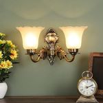 ELIANTE Antique Brass Metal Wall Light by Jainsons Lights - Without Bulb - NO-1-2W | by Jainsons Lights