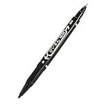 Tattoo Pen, Tattoo Pens For Skin Temporary 10Pcs/Box Black Double Ended Skin Marker Tattoo Piercing Positioning Marking Pen Tool Temporary Tattoo Markers