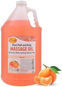 SPA REDI - Massage Oil, Mandarin, 128 Oz - Professional Full Body Massage Therapy, Made with Almond Oil, Cotton Seed Oil, Sunflower Oil, Avocado Oil, Essential Oils and Vitamin E