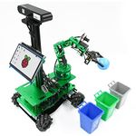 Yahboom Robot Kit for Raspberry Pi 5 16GB Development Board Python Programming ROS 6DOF Robotic Arm Aluminum Alloy Mecanum Wheel Chassis 3D Navigation Voice Interaction(X3 Plus Without Pi5 16GB)