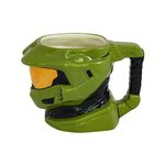 Zak Designs Ceramic Exclusive Halo Master Chief 3D Mug, Green