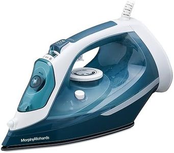Morphy Richards Turbo Steam 2200W Steam Iron, White and Sage green