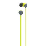 Skullcandy Jib In-Ear Headphones - Grey/Hot Lime