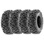 SunF 18x7-7 18x7x7 Tubeless 6 PR 18" ATV UTV Tires A051 POWER II [Set of 4]