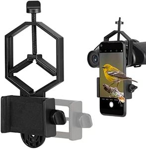 SOLOMARK Grande formato universale per telefono adattatore fotocamera per cannocchiale/telescopio/microscopio/binocolo Fit diametro oculare 32 mm – 62 mm