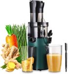 Inkbird Electric Juicer Fruits Cold Press Squeezer Vegetable Processor Slow Masticating Juicer Machine 200W For Celery Carrot Slow Juicer 800Ml Juice Cup Bpa-Free Easy To Clean - 200 Watts