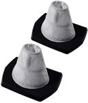 HQRP 2-Pack Dust Cup Filter Replacement for Dirt Devil F38 2DS2101000 compatible with Dirt Devil Gator BD10085 BD10090 BD10100 BD10100K BD10100FDI Cordless Hand Vac Vacuum Cleaners