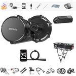 BAFANG BBS02 48V 750W Mid Drive Kit, 8Fun Bicycle Motor Kit with DZ40 Display & 44T Chainring, Electric Brushless Bike Motor Motor para Bicicleta for 68-73mm BB (NO Battery)