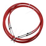 Motoforti 2pcs 16ft 5 Meter 197 Inch Marine Type 3300 / 33C Throttle Shift Remote Control Box Cable for Yamaha Outboard Engine Boat Motor Steering System Red