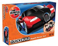 Airfix Quickbuild Bugatti Veyron Red & Black Snap Together Plastic Model Kit J6020