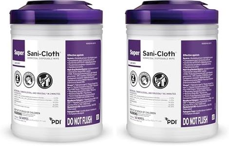 Professional Disposables Surface Disinfectant Super Sani-Cloth Wipes, 160Count (Pack of 2)