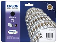 Epson 79 Leaning of Pisa Black Genuine, Ink Cartridge DuraBrite Ultra, Standard