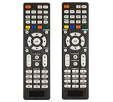 [2 Pack] Universal TV Remote for Samsung,LG,Toshiba, Hitachi,Sanyo,JVC, TCL,Sony, Sharp, Vizio, Philips, Hisense, Vestel, Seiki, Insignia, Magnavox, haier, Panasonic All Series TV