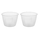 2 Pcs Rice Measuring Cups Non Stick Mixing Cups Clear Graduated Cups for Rice Cooker