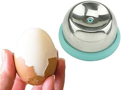 1 Pack Hard Boiled Egg Piercer simple easy egg hole puncher egg poacher Endurance Hole (304 stainless steel+new material PP bottom)Anti-sliding can operate well,Arc design is suitable for all kinds of eggs.