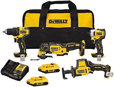 Dewalt DCK489D2 ATOMIC 20V MAX Brushless Lithium-Ion Cordless 4-Tool Combo Kit (2 Ah)