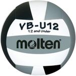 Molten Lightweight Youth Volleyball - Black/White/Silver