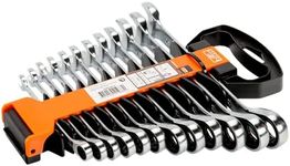 Bahco 1RM/SH12 Combination Ratchet Spanner Set, metric. 12 pieces, 8-19mm