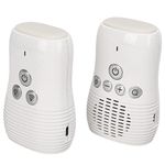 Audio Baby Monitor, Two Way Talk, High Sensitivity Microphone and Speaker, Rechargable Monitor with Night Light