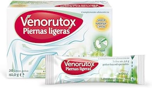 Venorutox Piernas ligeras - complemento alimenticio -sabor naranja-limón - 20 sobres