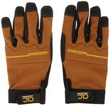 Custom Leathercraft CLC 124L Workright Flex Grip Work Gloves, Shrink Resistant, Improved Dexterity, Tough, Stretchable, Excellent Grip