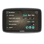 TomTom Truck Sat Nav GO Professional 620 with European Maps and Traffic Services (via Smartphone) Updates via WI-FI, Designed for Truck, Coach, Bus and Large Vehicles