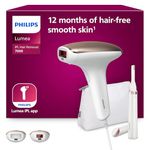 Philips Lumea 7000 Series, IPL Hair Removal Device, Laser Hair Removal Alternative, with Satin Compact Pen Trimmer, 2 Attachments for Body and Face, Model BRI921/00