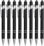 Bribobo 8 Pack Black Ballpoint Pen 