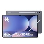 Samsung Galaxy Tab S10 Ultra AI Tablet, Android Tablet, 12GB RAM, 256GB Storage, AMOLED Display, Anti-Reflection, S Pen Included, Moonstone Blue, 3 Year Samsung Extended Warranty (UK Version)