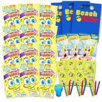 Nickelodeon Spongebob Squarepants Party Favors Pack ~ Bundle of 12 Spongebob Squarepants Play Packs with Stickers, Coloring Books, Crayons with Bonus Spongebob Stickers (Spongebob Party Supplies)