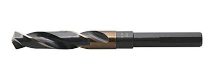 Accusize Industrial Tools 5/8" ANSI M35(H.S.S.+5% Cobalt) 1/2" Shank S&D Drill, 135° Split Point, 0412-0058