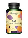 Vegavero NAC Supplement | 100% Pure NAC N-Acetyl-Cysteine 600 mg | Lab Tested, NO Additives | 120 NAC Capsules | Vegan