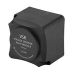 Keenso Voltage Sensitive Relay (VSR) / Automatic Charging Relay 125A Dual Battery Isolator (VSR) Waterproof Marine Switch for Car RV Boat Truck ATV Vehicles