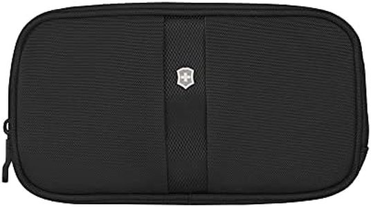 VICTORINOX TA 5.0 Overnight Essentials Kit, Neceser de Viaje, 13 x 4 x 23 cm, Negro