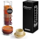 MIAMIO - 6 x 75 ml Stoneware Espres