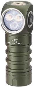 SKILHUNT H200 Mini Headlamp Flashlight,1000 lumens USB Magnetic Rechargeable LED Headlamp,Hands-Free Reliable Angle Ligh for Running Camping Hiking Caving (Green, H200 Mini 3000K High CRI)