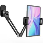 ergoiuon Tablet Wall Mount,IPad Wall Mount Holder for 4.7-12.9" Tablets/Phones/Portable Screens/Other Device,360°Degree Rotating Flexible,Angle Adjustable Suit for Office,Classroom,Kitchen,Gym