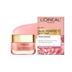 L’Oréal Paris Day Face Moisturizer Cream, Age Perfect Rosy Tone, with LHA & Imperial Peony Extract, For Mature Skin Skincare, 50 ml