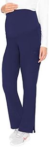 Med Couture Women's Maternity Pant, Navy, Medium