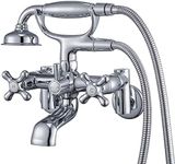 Qinkell Clawfoot Tub Faucet Wall Mo