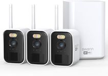 Swann Maxranger MINI 4K Wireless Security Camera System, Long-Range Wi-Fi up to 1000ft, Home/Outdoor, 8CH 3-Cam NVR Kit, 24/7 Recording, Color Night Vision, True Detection, No Monthly Fee, MRMINISD3
