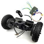 Electric Skateboard Truck Off Road Skateboard Belt Drive Truck 4 Wheel Longboard Mountains Skateboard 11 Inch Truck 8 Inch Wheel (Drive with RC)